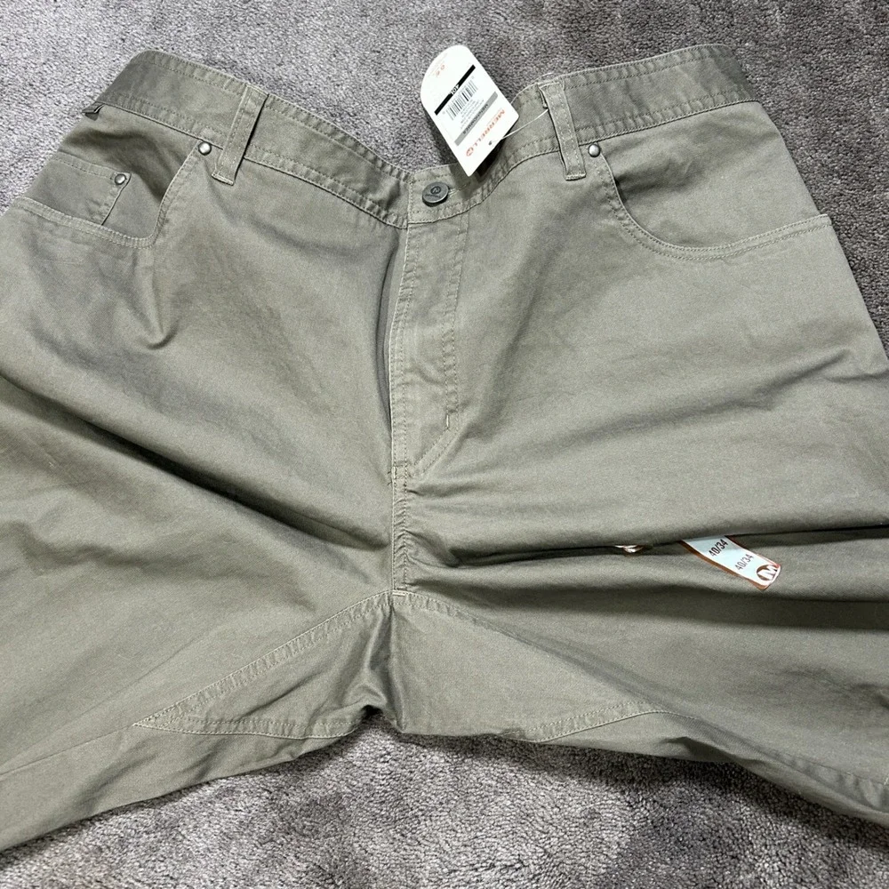 Merrell Articulus Pant Mens 40L Boulder Greige Solid Outdoor Hiking Stretch